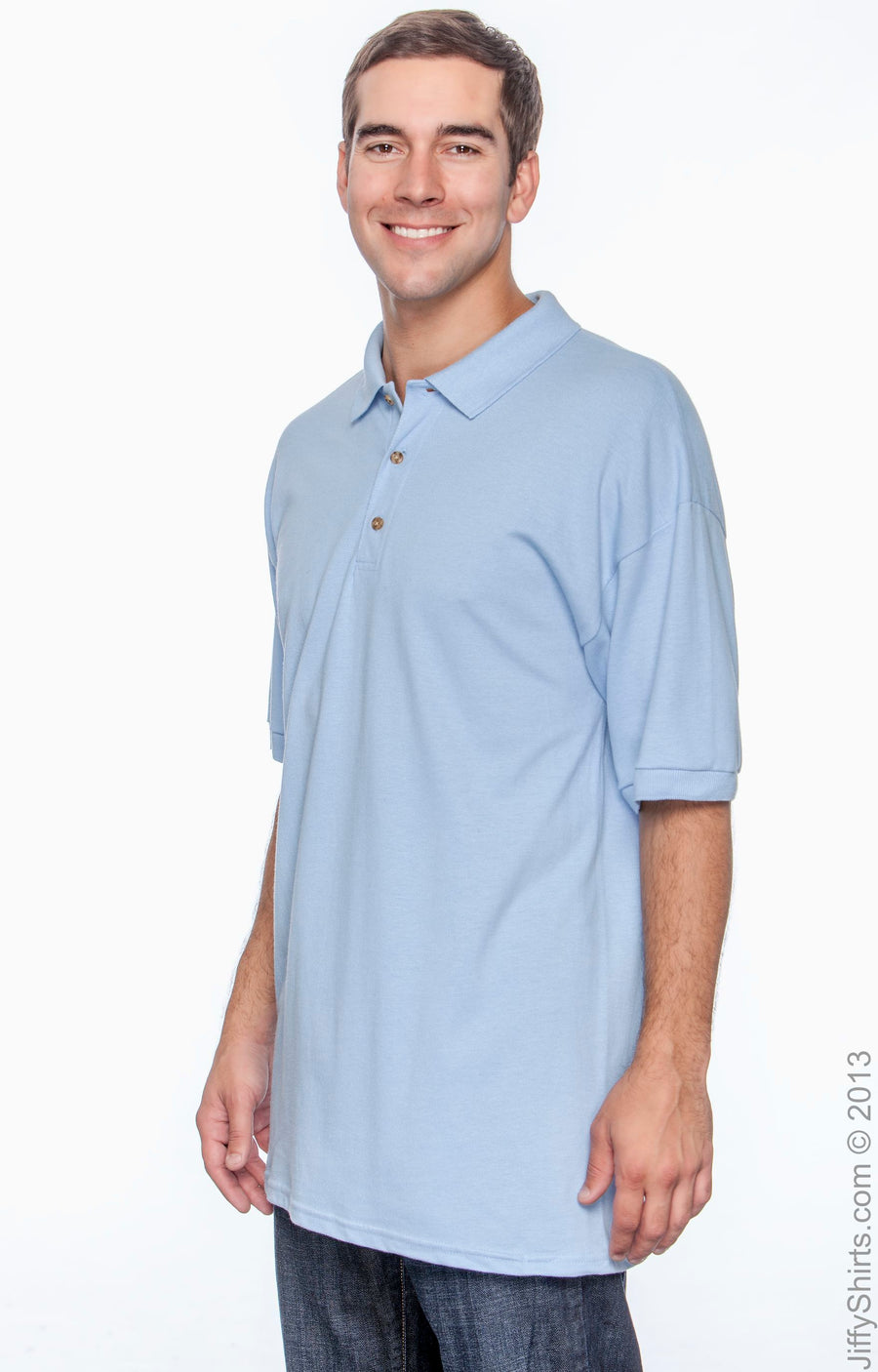 Unisex Ultra Cotton®  Piqué Polo - Light Blue