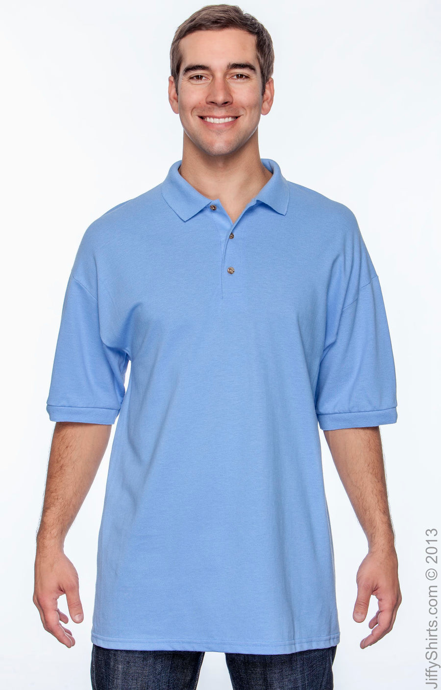 Unisex Ultra Cotton®  Piqué Polo - Carolina Blue