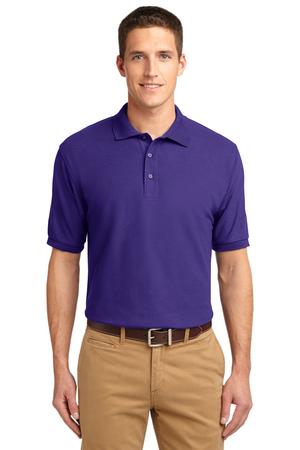 Unisex Silk Touch Polo - Purple