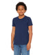 Bella + Canvas 3413Y - Youth Triblend Short-Sleeve T-Shirt - Solid Navy Triblend