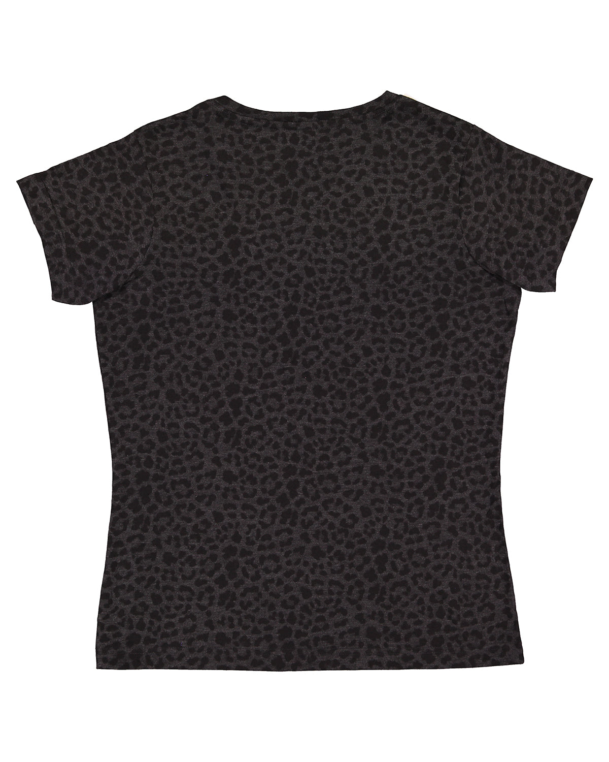 Women's Fine Jersey T-Shirt - Black Leopard