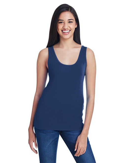 Women's Stretch Tank - Navy
