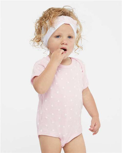 Rabbit Skins 4400 Ballerina/ White Dot — on model front