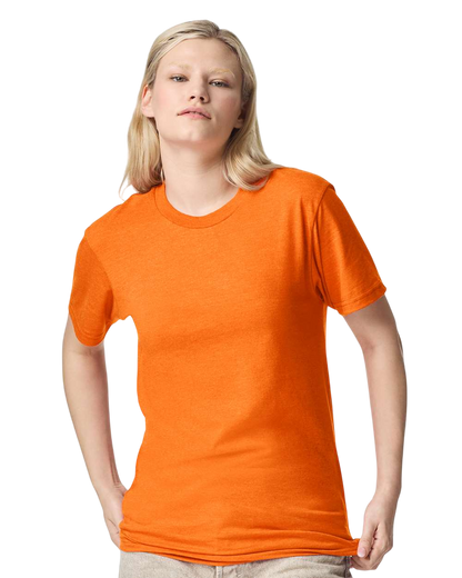 Unisex CVC T-Shirt - Heather Orange