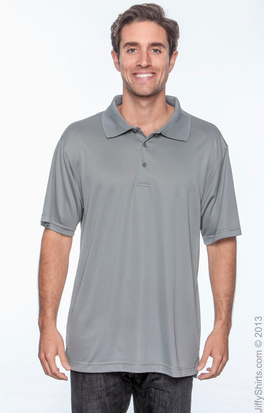 Men's Polytech Polo - Charcoal