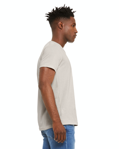 Unisex Jersey Short-Sleeve V-Neck T-Shirt - Heather Dust