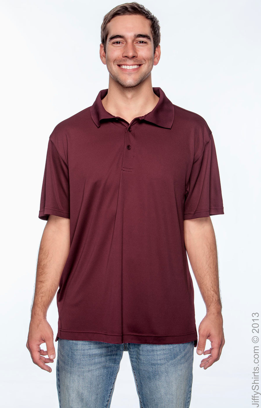 Men's Polytech Polo - Maroon