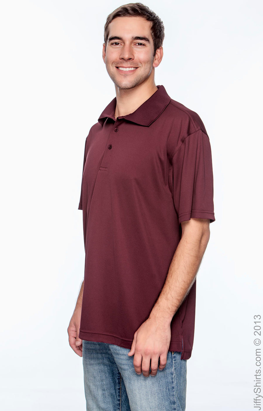 Men's Polytech Polo - Maroon