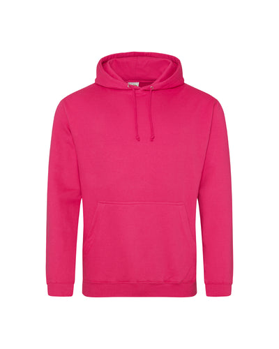 Unisex 80/20 Midweight College Hoodie - Hot Pink