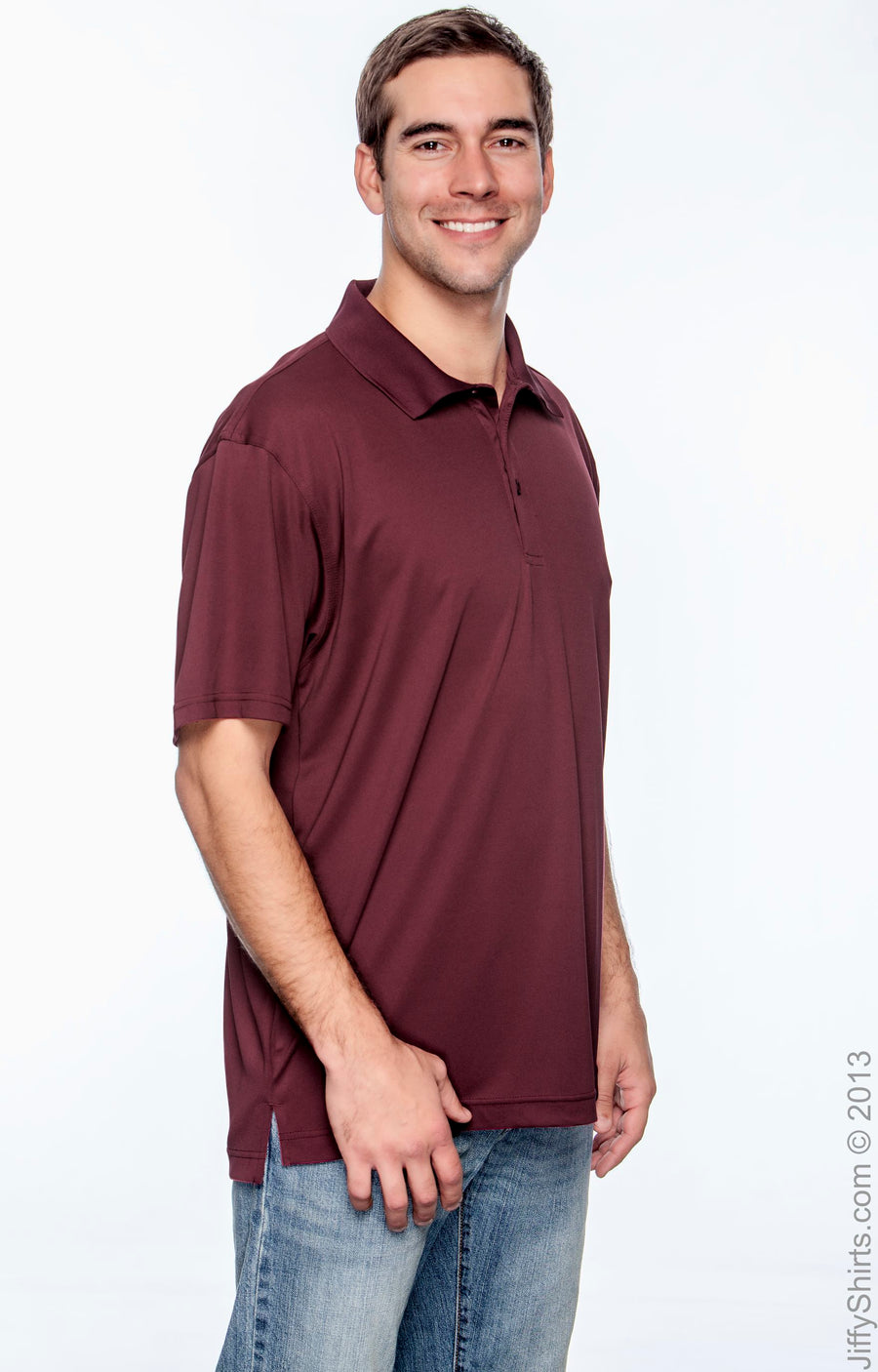 Men's Polytech Polo - Maroon
