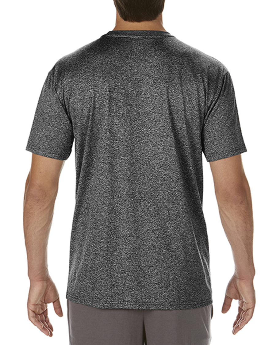Unisex Performance��  Core T-Shirt - Heather Sport Black