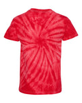 Youth Cyclone Vat-Dyed Pinwheel Short Sleeve T-Shirt - Red