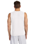 Unisex Performance®  Sleeveless T-Shirt - White