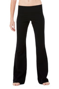 Women's Cotton/Spandex Fitness Pant - Black