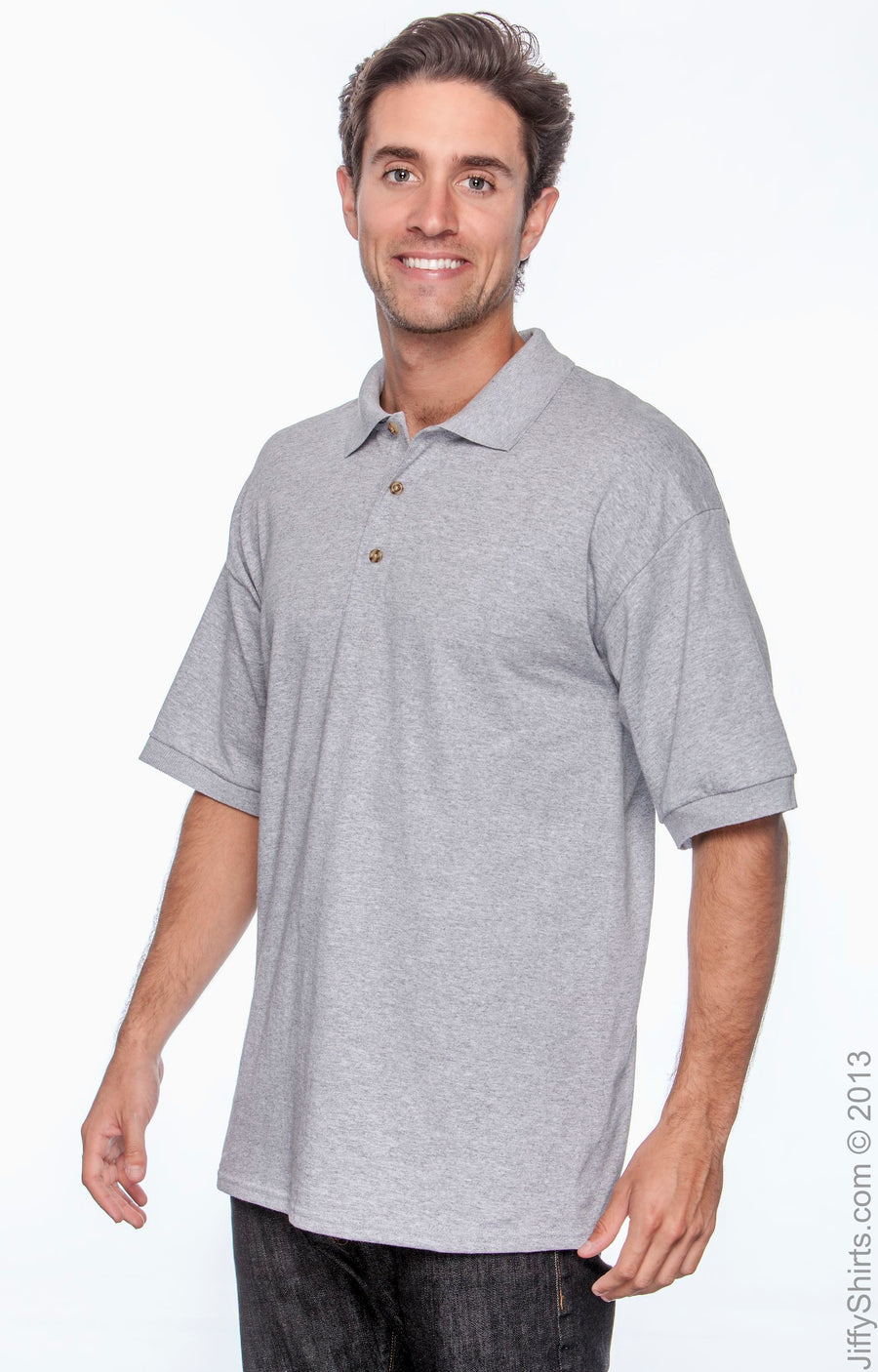 Unisex Ultra Cotton®  Jersey Polo - Sport Gray