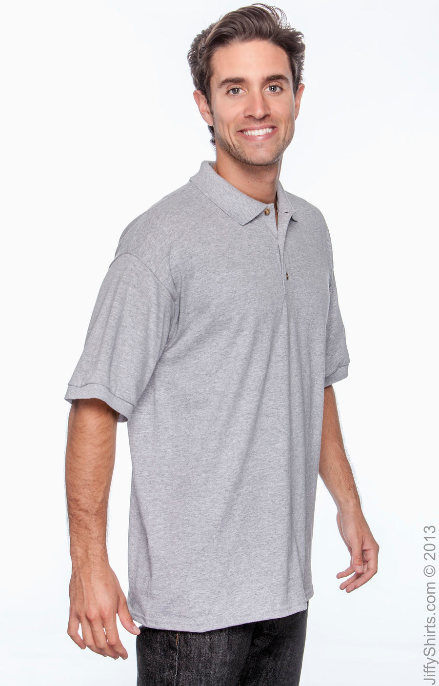 Unisex Ultra Cotton®  Jersey Polo - Sport Gray