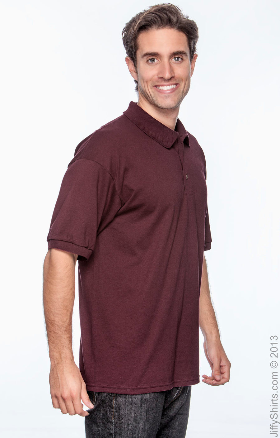 Unisex Ultra Cotton®  Jersey Polo - Maroon