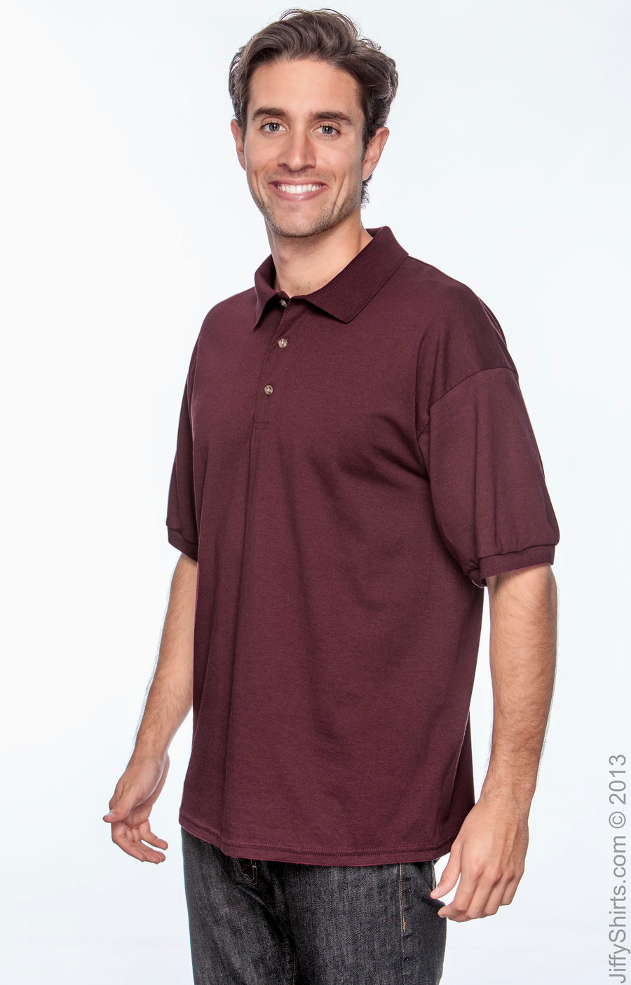 Unisex Ultra Cotton®  Jersey Polo - Maroon