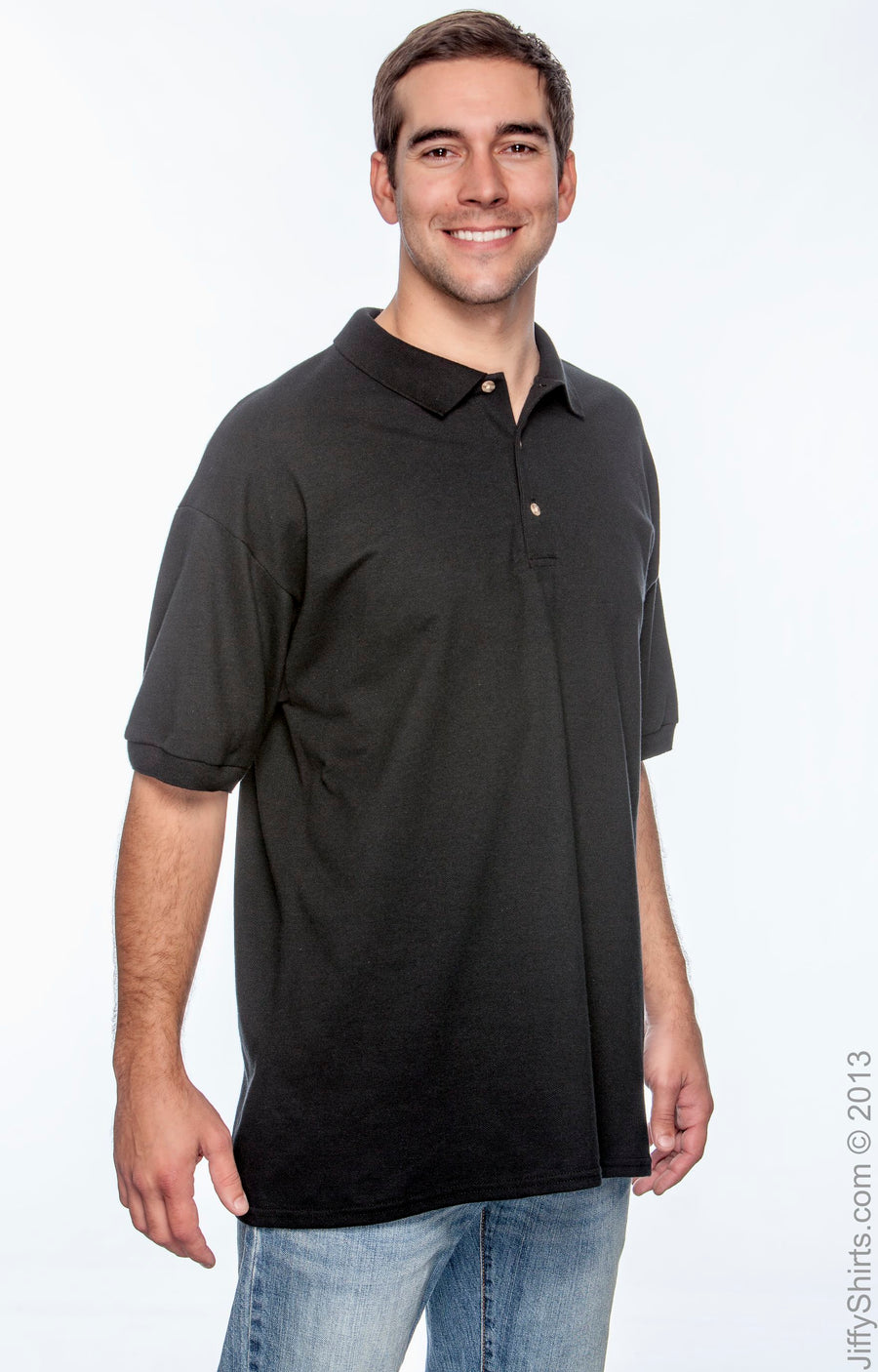 Unisex Ultra Cotton®  Piqué Polo - Black