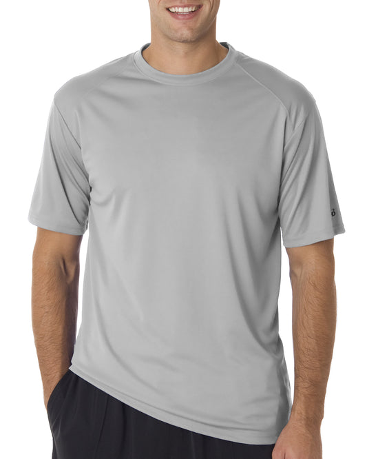 B-Core Sport Shoulders T-Shirt - Silver