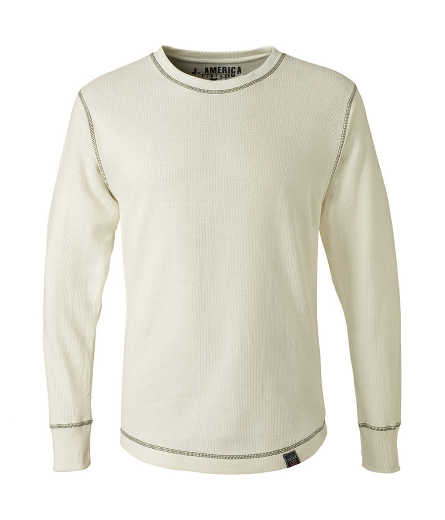 Men's Vintage Long-Sleeve Thermal T-Shirt - Vintage White