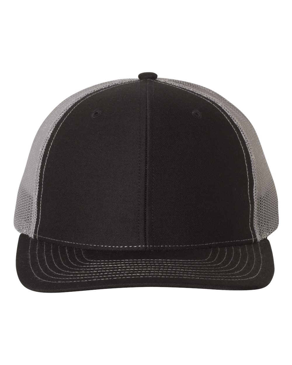 Snapback Trucker Cap - Black / Charcoal
