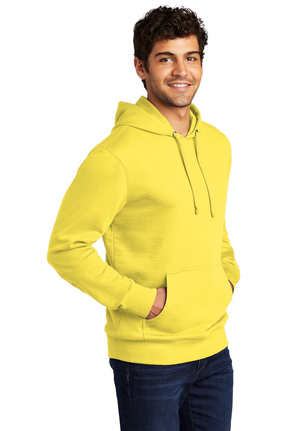 Unisex V.I.T. Fleece Hoodie - Light Yellow