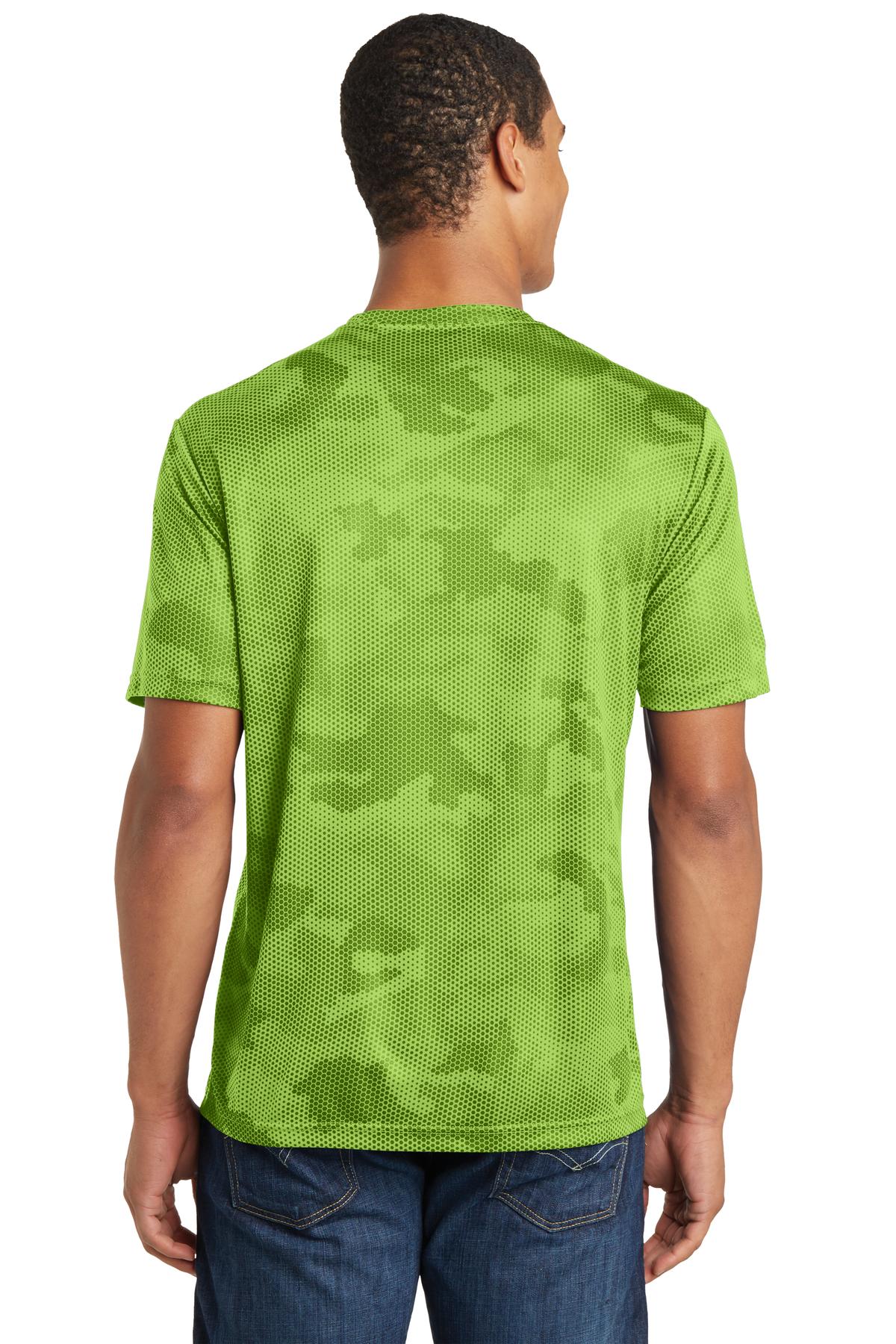 Unisex CamoHex Tee - Lime Shock