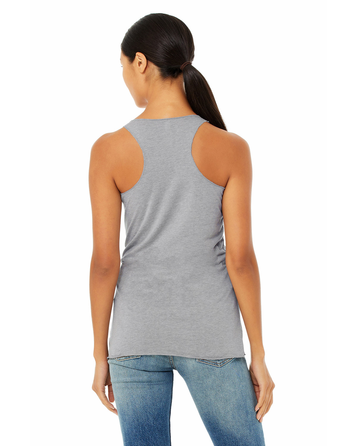 Women's Triblend Racerback Tank - Athletic Gray Triblend