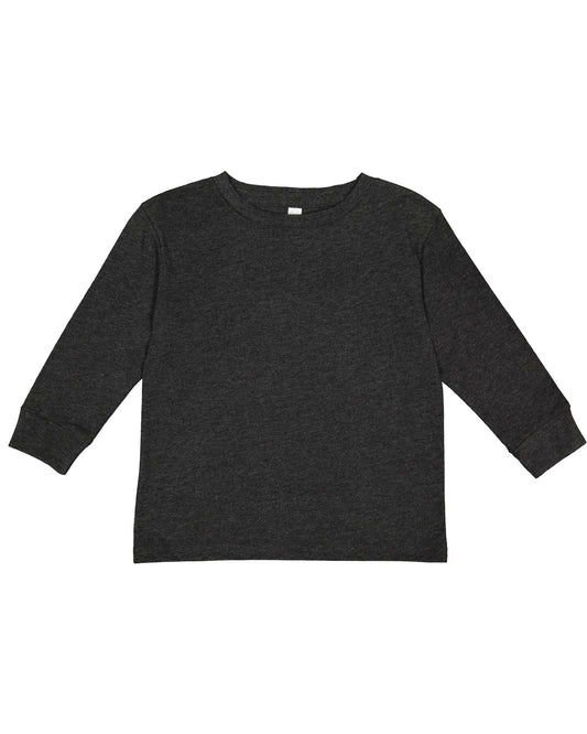 Toddler Long-Sleeve Fine Jersey T-Shirt - Vintage Smoke
