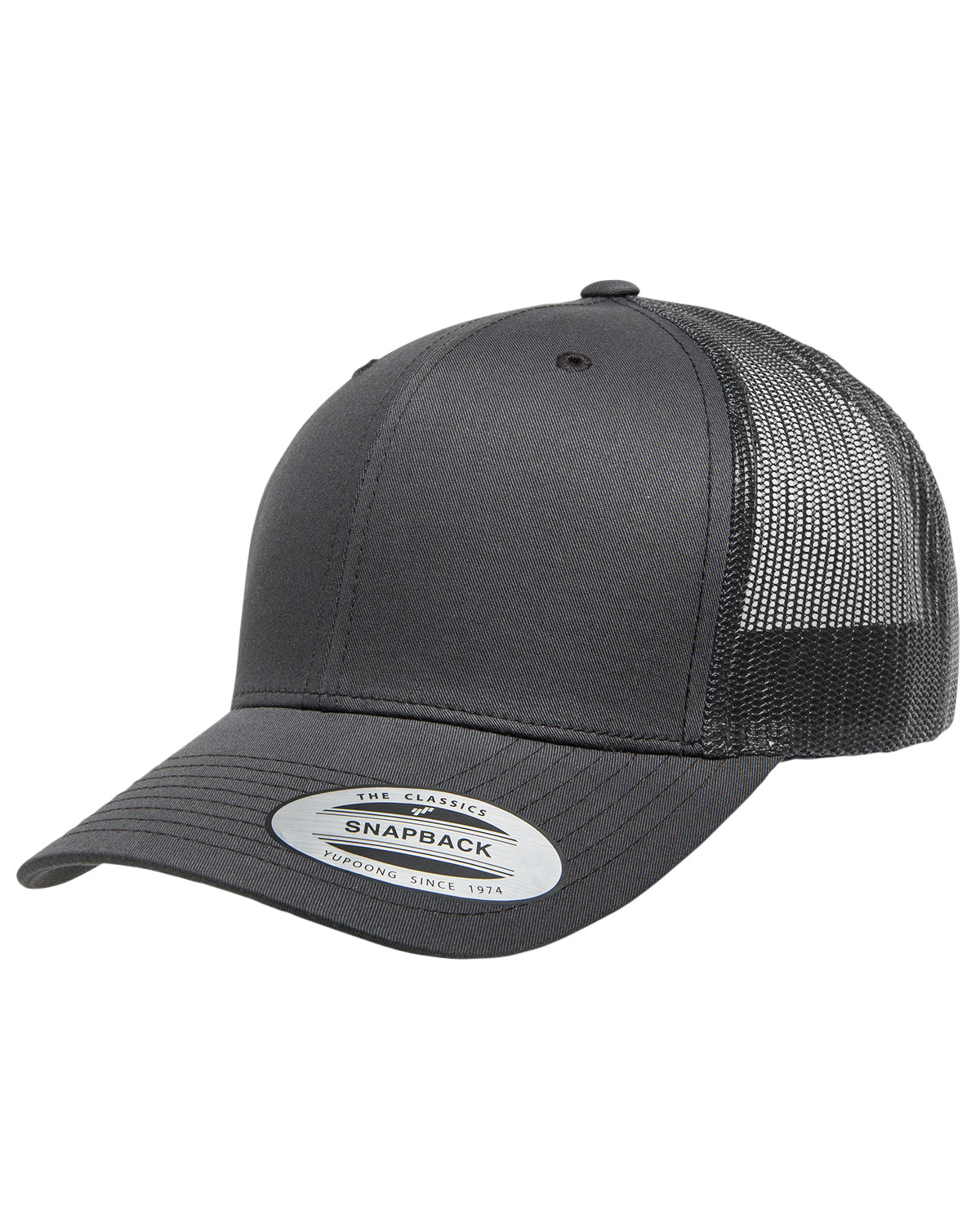 Unisex Retro Trucker Cap - Charcoal