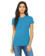 Bella + Canvas 6004 - Women's Junior Fit Favorite T-Shirt - Aqua