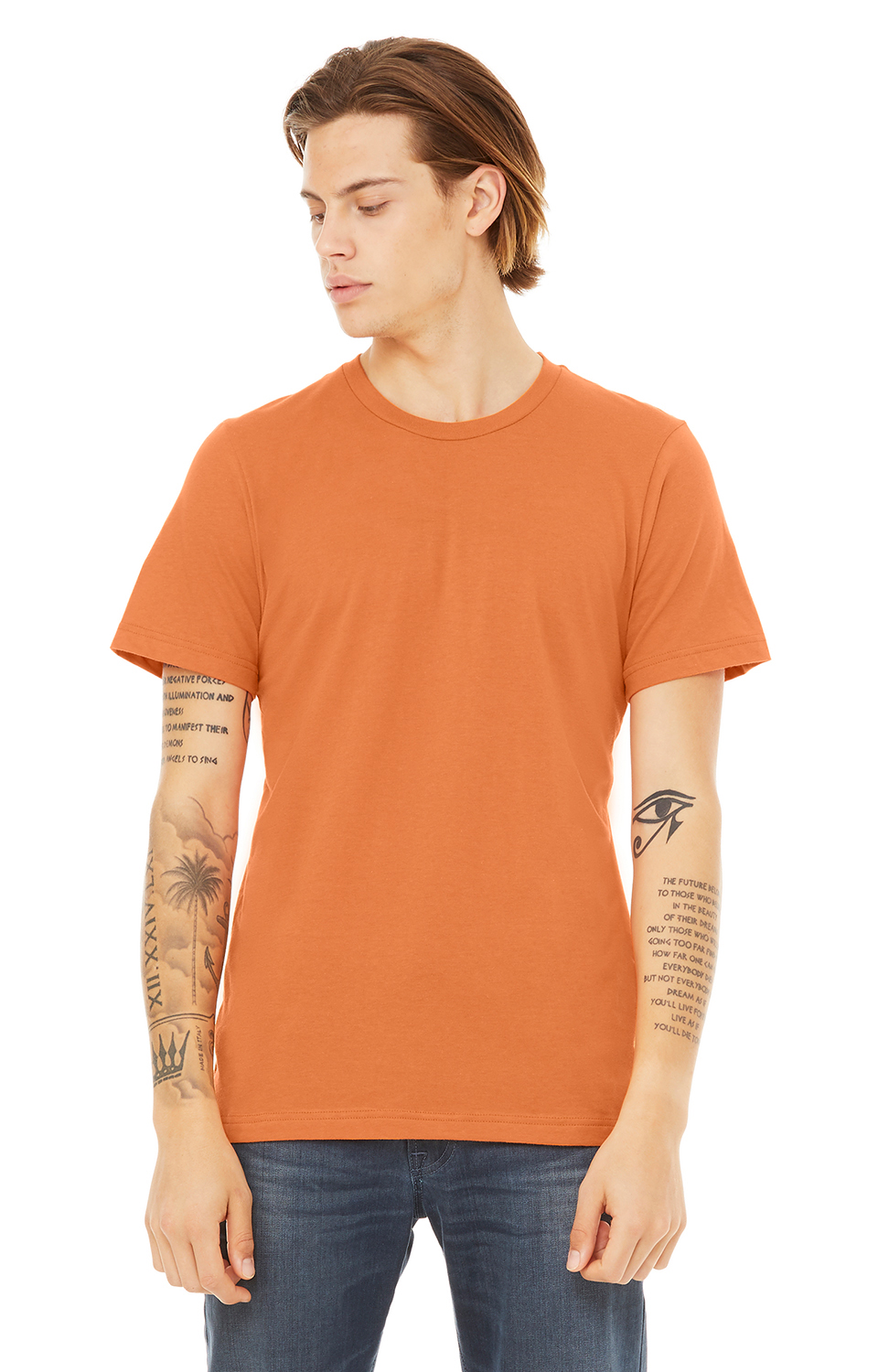 Unisex Jersey T-Shirt - Burnt Orange