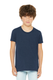 Bella + Canvas 3001YCVC - Youth Jersey T-Shirt - Heather Navy