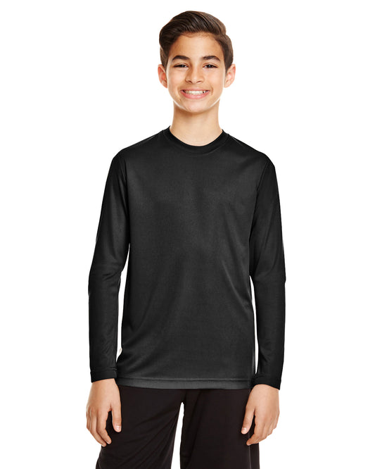 Youth Zone Performance Long-Sleeve T-Shirt - Black