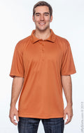 Men's Polytech Polo - Texas Orange