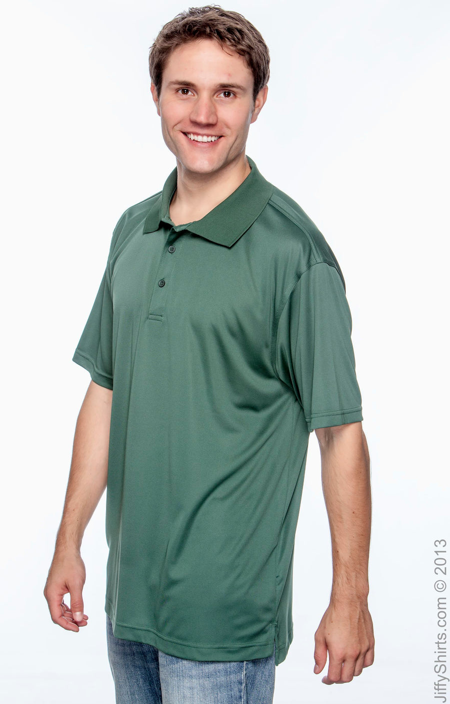 Men's Polytech Polo - Dark Green
