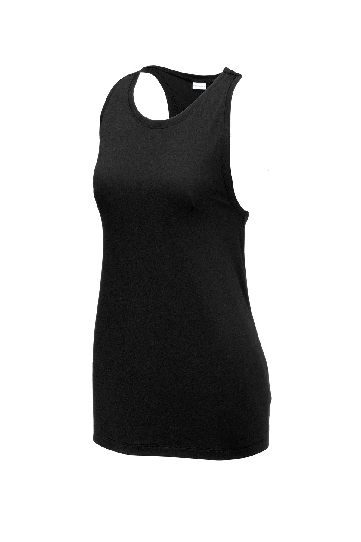 Women's PosiCharge Tri-Blend Wicking Tank - Black Triad So