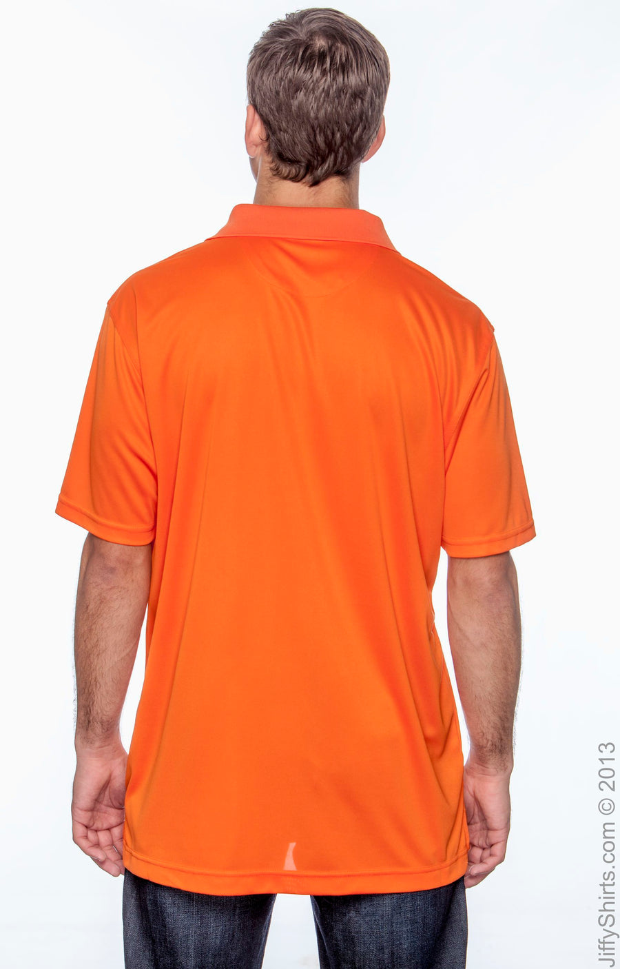 Men's Polytech Polo - Team Orange