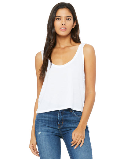 Women's Flowy Boxy Tank - White