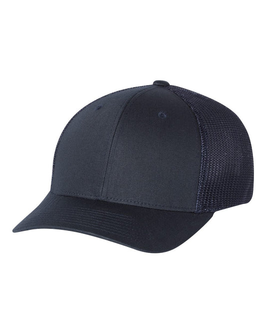 Fitted Trucker with R-Flex - Navy