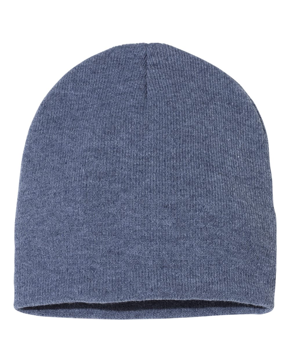 8" Knit Beanie - Heather Navy