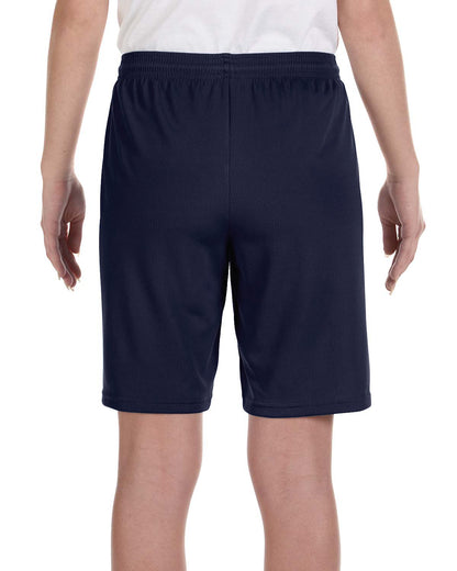 for Team 365 Youth Mesh 9" Short - Sport Dark Navy