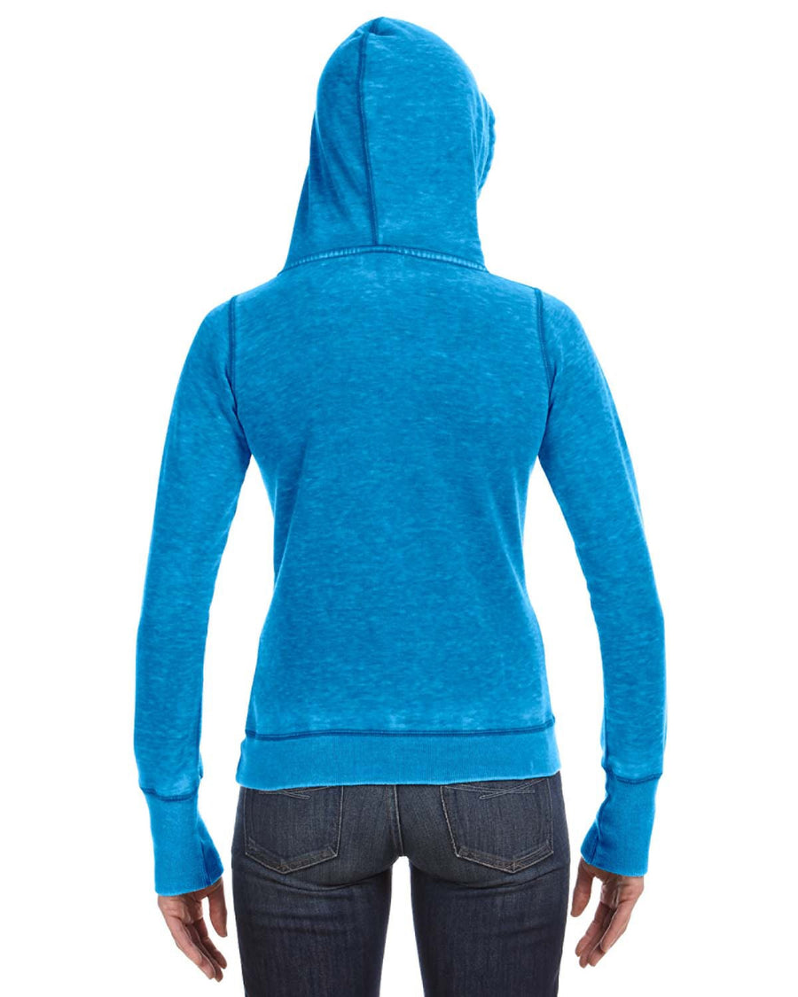 Women's Zen Pullover Fleece Hoodie - Oceanberry
