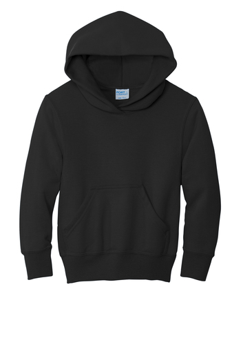 Youth Core Fleece Pullover Hoodie - Jet Black
