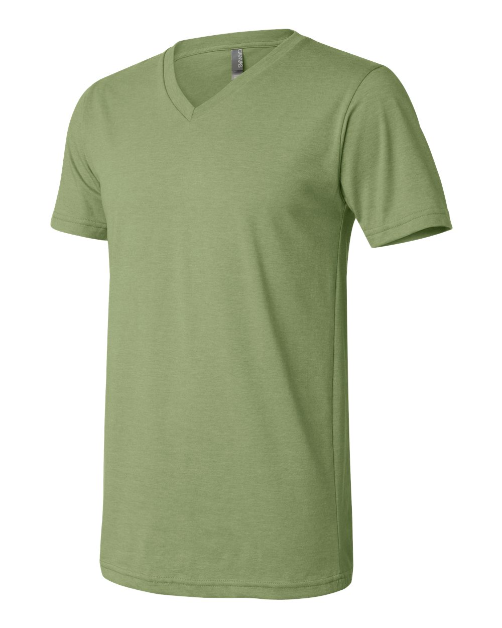 Unisex Jersey Short-Sleeve V-Neck T-Shirt - Heather Green