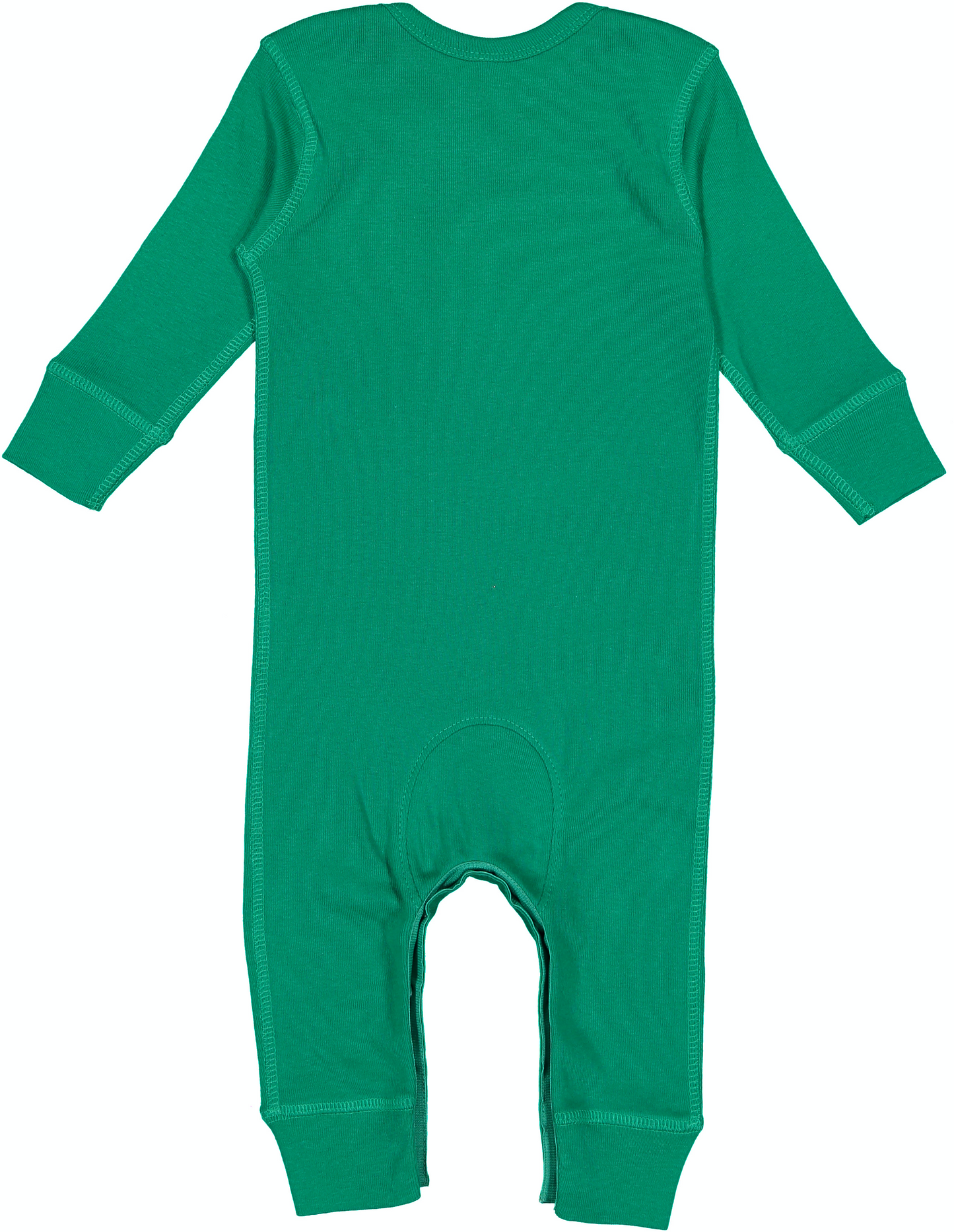 Infant Long-Sleeve Baby Rib Coverall - Kelly