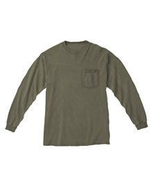 Unisex Heavyweight RS Long-Sleeve Pocket T-Shirt - Sage ( Discontinued )
