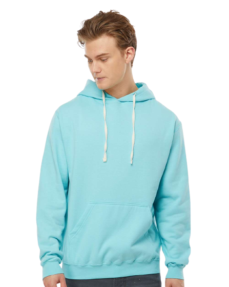 Unisex Fleece Pullover Hoodie - Purist Blue