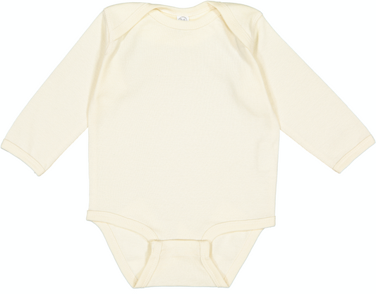 Infant Long-Sleeve Bodysuit - Natural